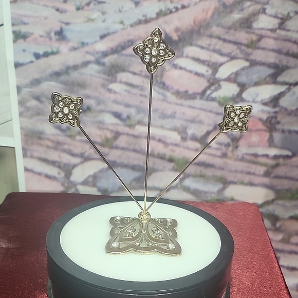 Elegant Gold and crystal Party Card Holder - Picture 1 of 7